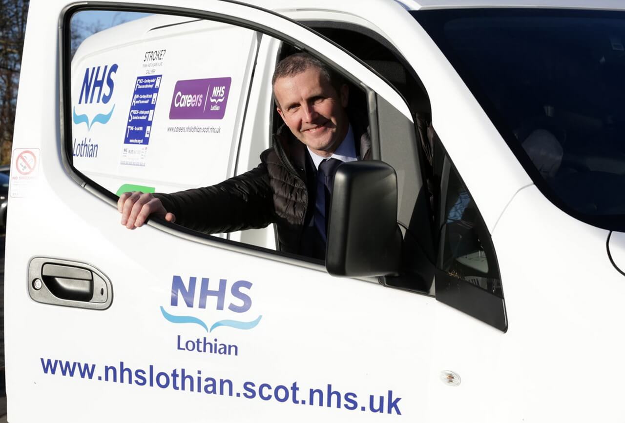 Служба здравоохранения Шотландии заменит 80% топливного автопарка электрокарами