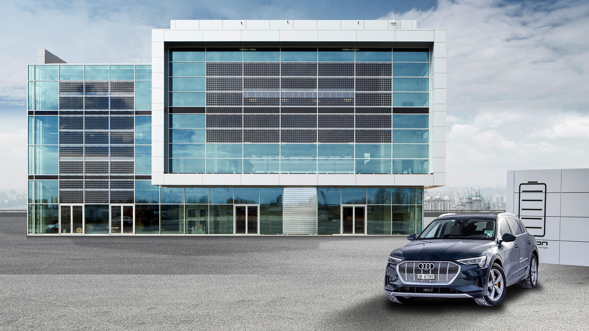 Audi открыла одну из крупнейших «солнечных станций» зарядки электромобилей в Европе