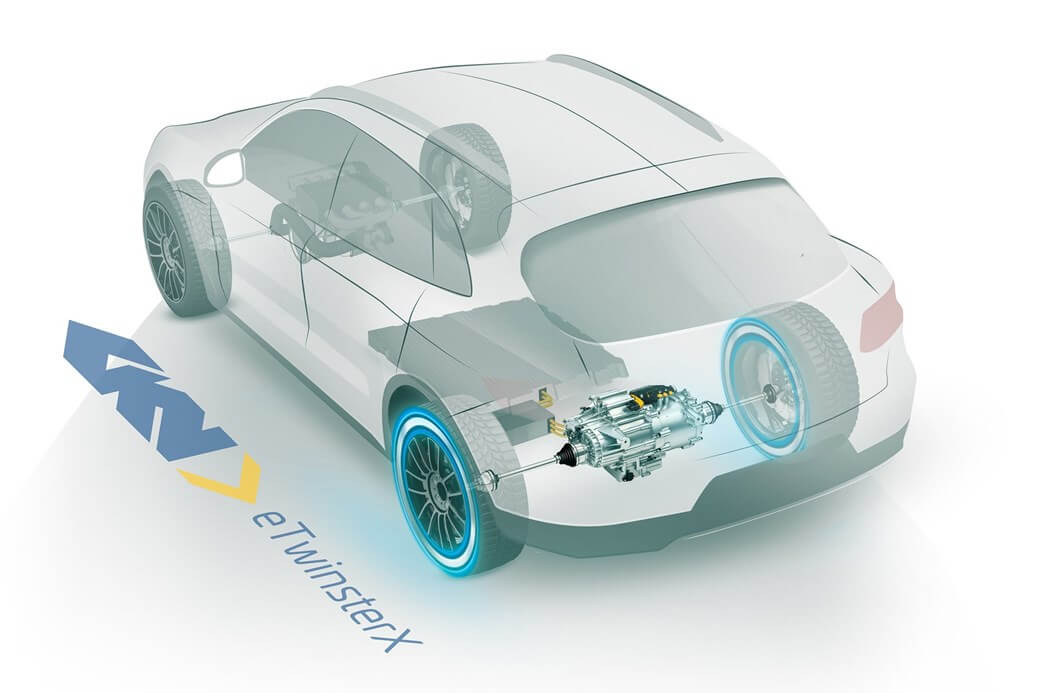 Трансмиссия eTwinster® GKN Automotive с двойным сцеплением упрощает векторизацию крутящего момента в процессе вождения