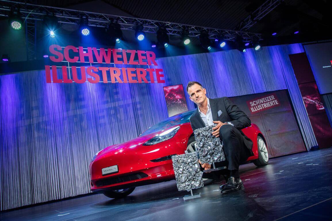 Tesla Model 3 получила награду «Швейцарский автомобиль 2020 года»
