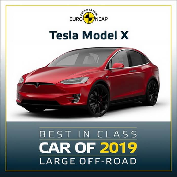 Tesla Model X стала лучшей в категории Large Off-Road