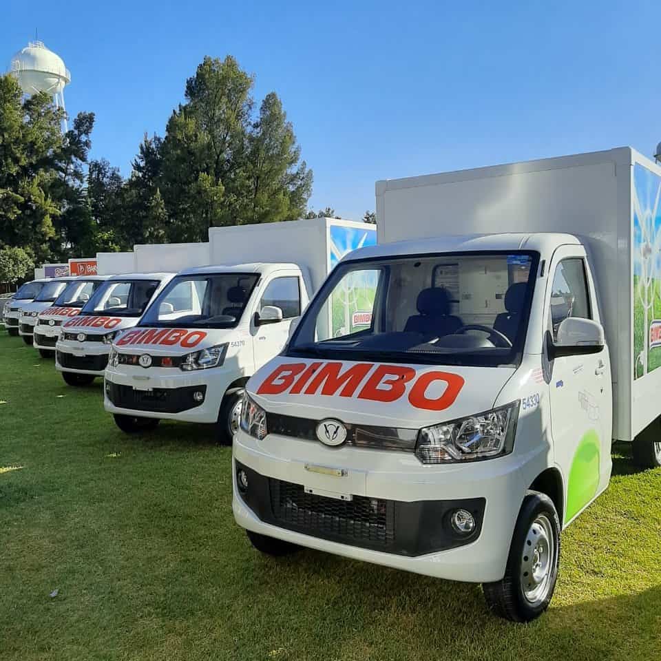 Электрические грузовики Moldex для Grupo Bimbo