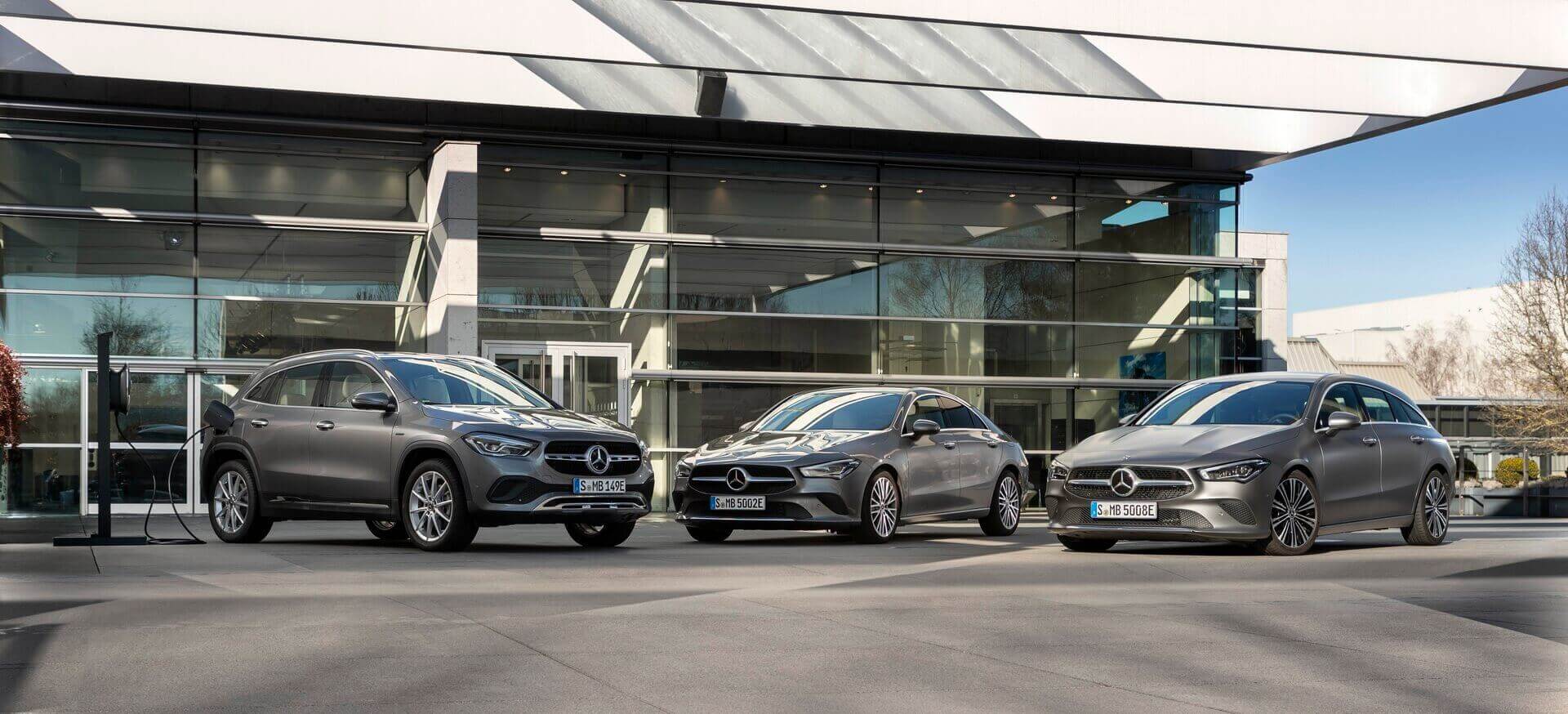 Плагин-гибридные модели Mercedes-Benz CLA и GLA