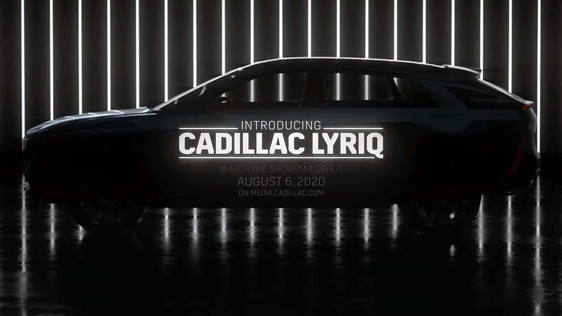 Тизер электрического Cadillac Lyriq