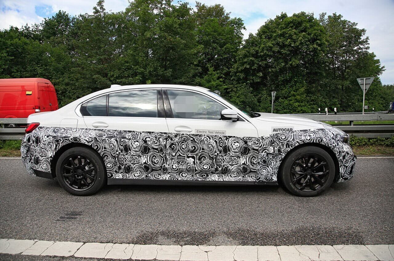 Электрический BMW 3 Series замечен во время дорожных испытаний 