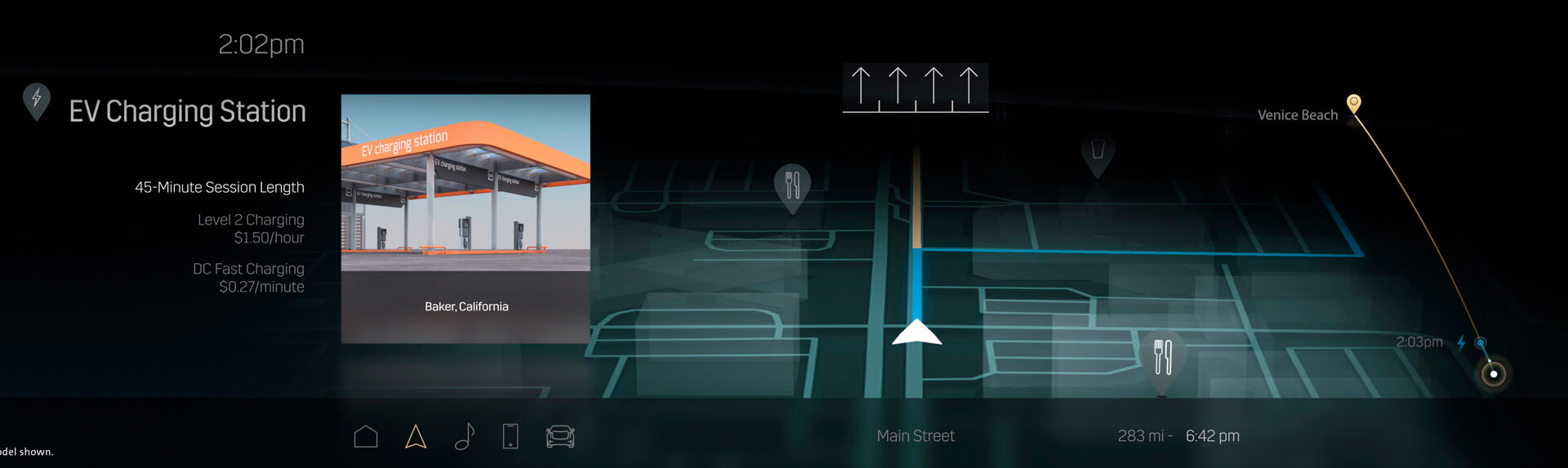 Справа от центрального дисплея расположится информационно-развлекательная система в Cadillac Lyriq EV