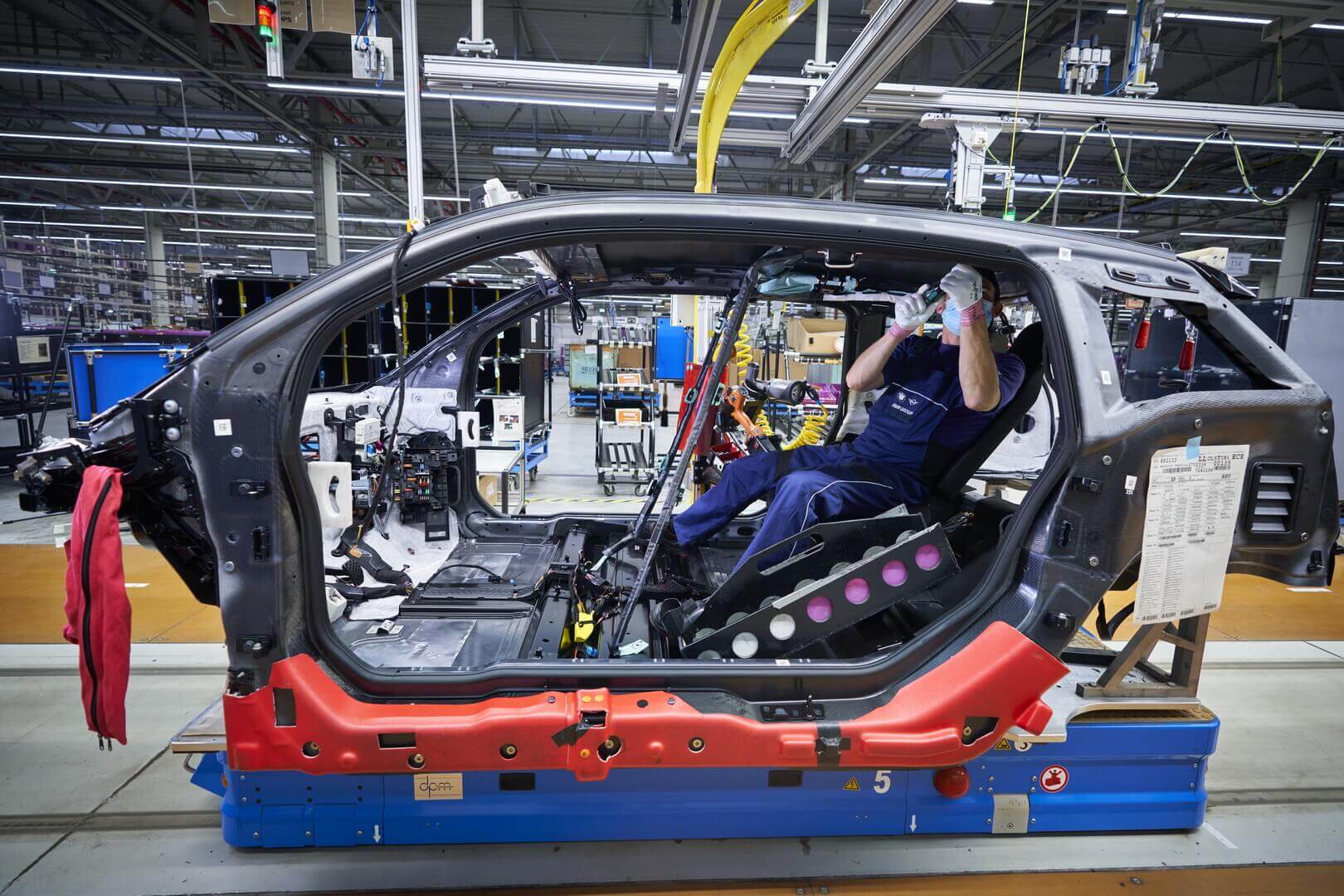 Производство BMW i3 в Лейпциге