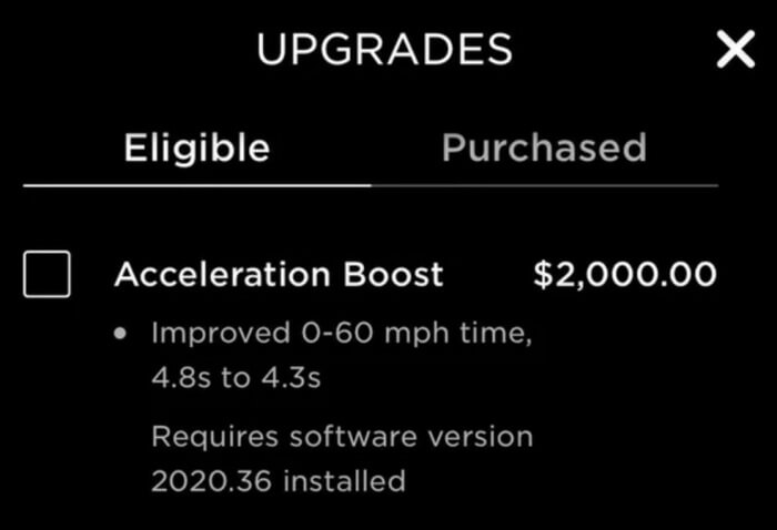 Tesla выпустила обновление «Acceleration Boost» для Model Y 