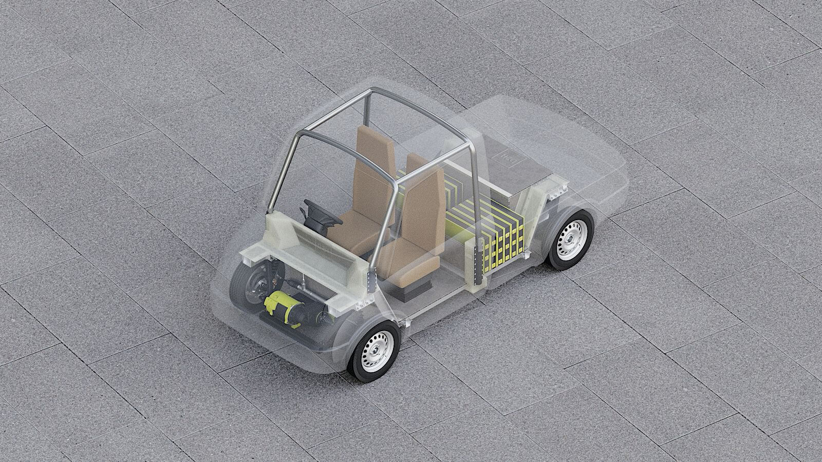 Компания D2H разработала новаторское шасси для недорогого электромобиля