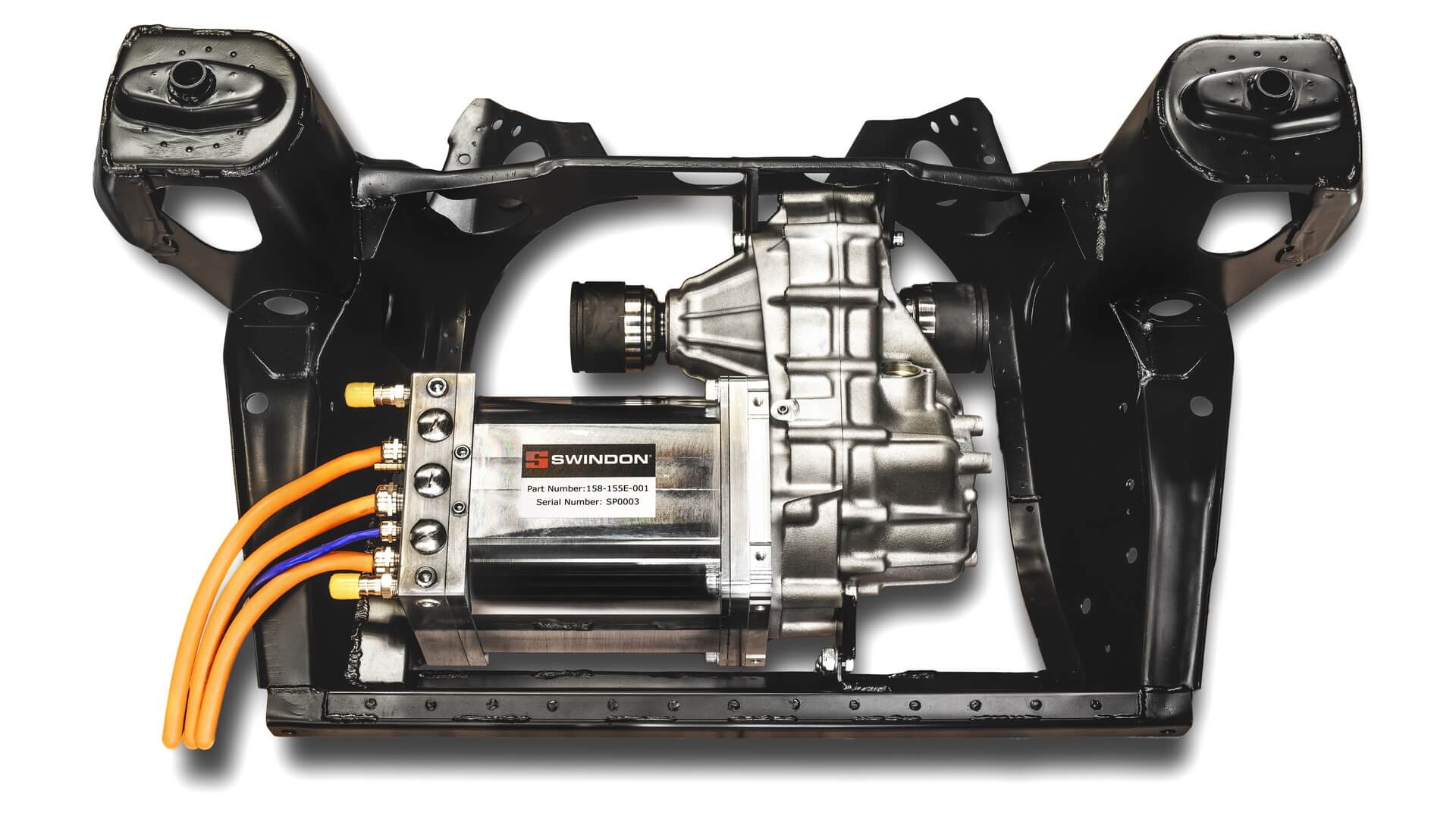 Комплект для переоборудования классического MINI в электромобиль включает электродвигатель HPD E и набор кронштейнов