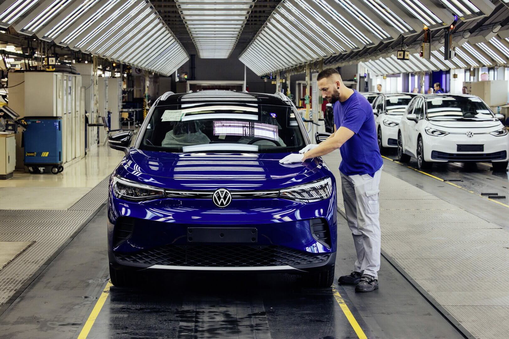 Завод VW в Цвиккау достиг производительности в 1000 электрокаров в день