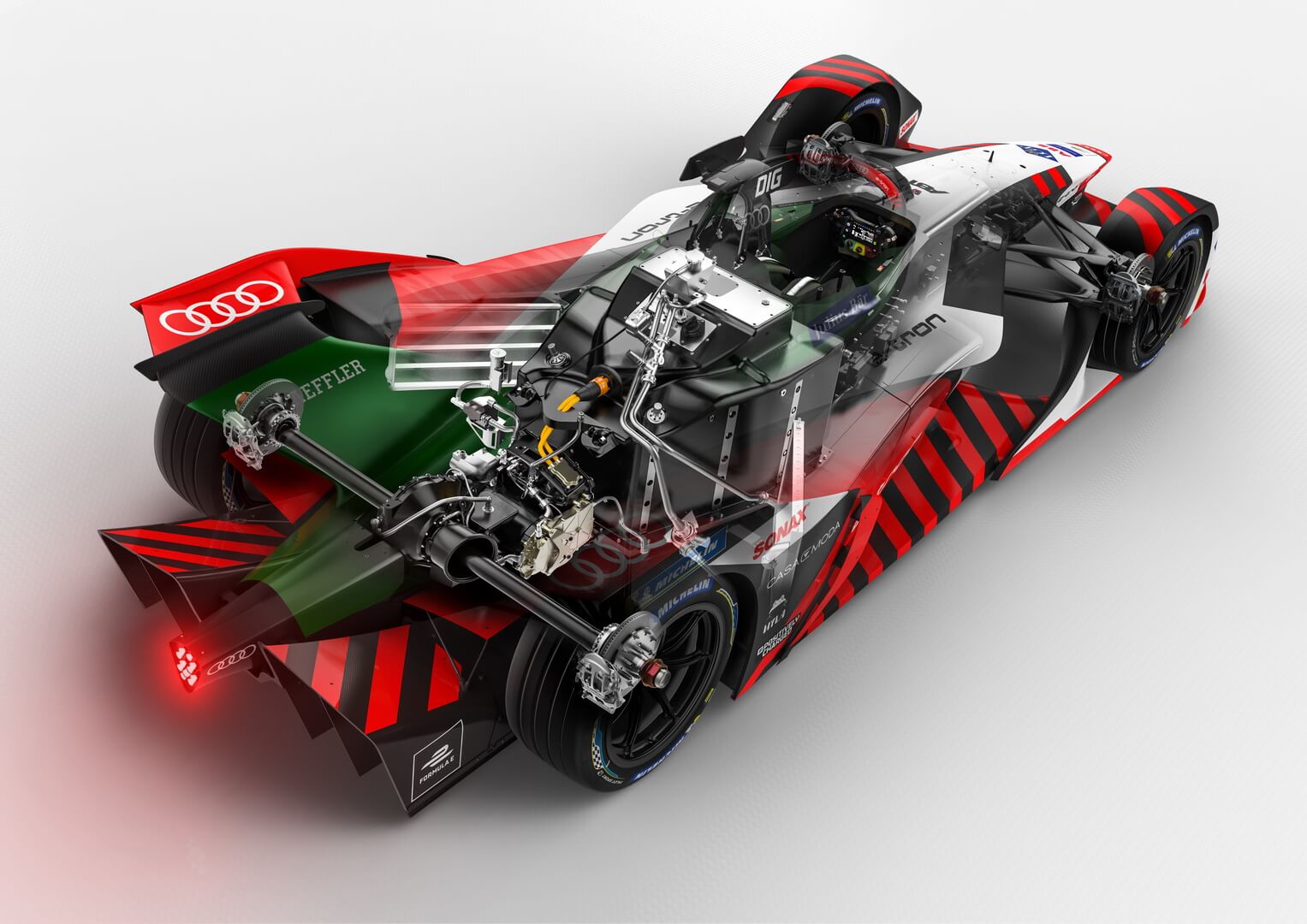 Audi e-tron FE07: новый гоночный электрокар для чемпионате Formula E 2021