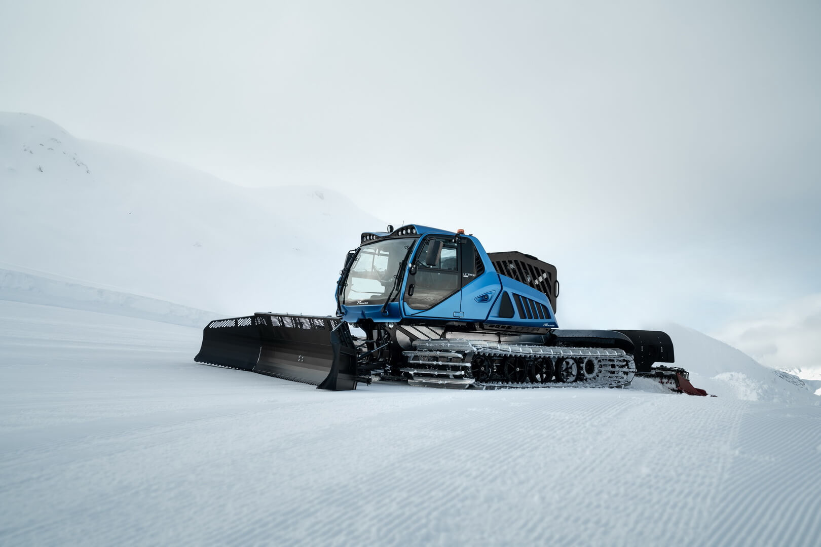 Ратраки PRINOTH с нулевым уровнем выбросов помогают снизить выбросы углерода при катании на лыжах