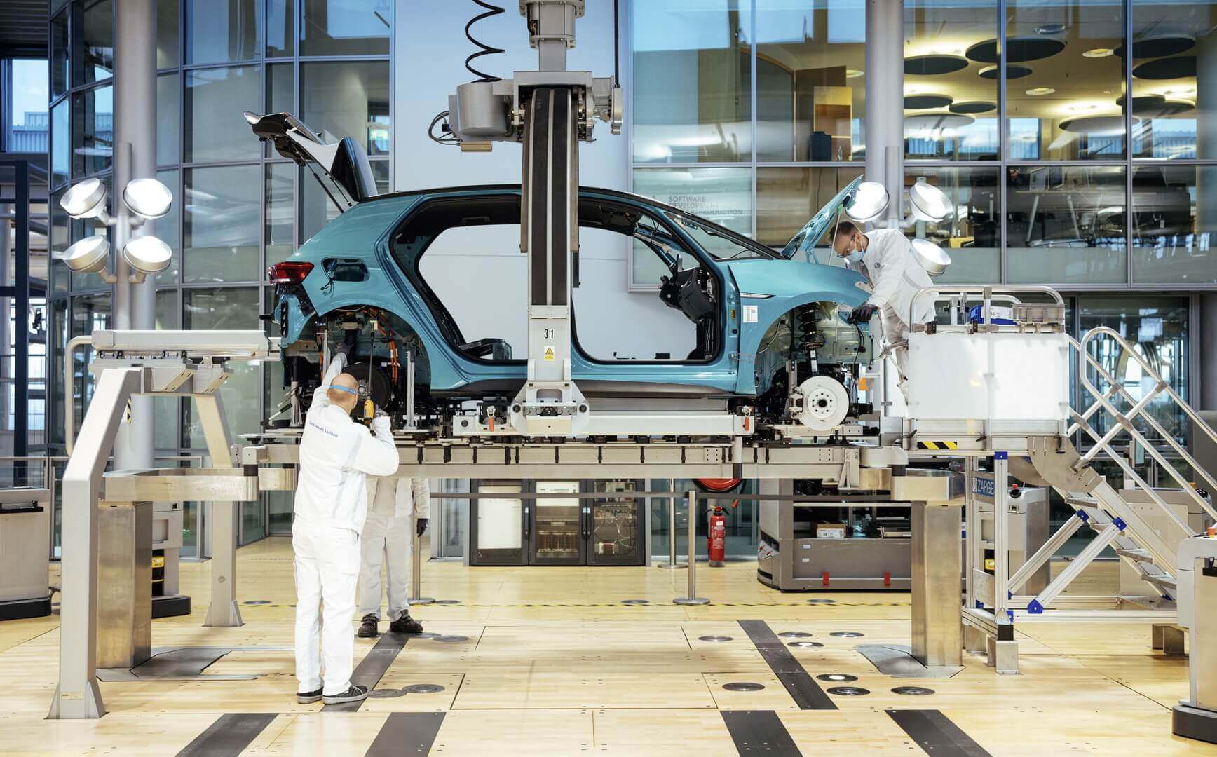 Стартовало серийное производство Volkswagen ID.3 на «Прозрачной фабрики» в Дрездене