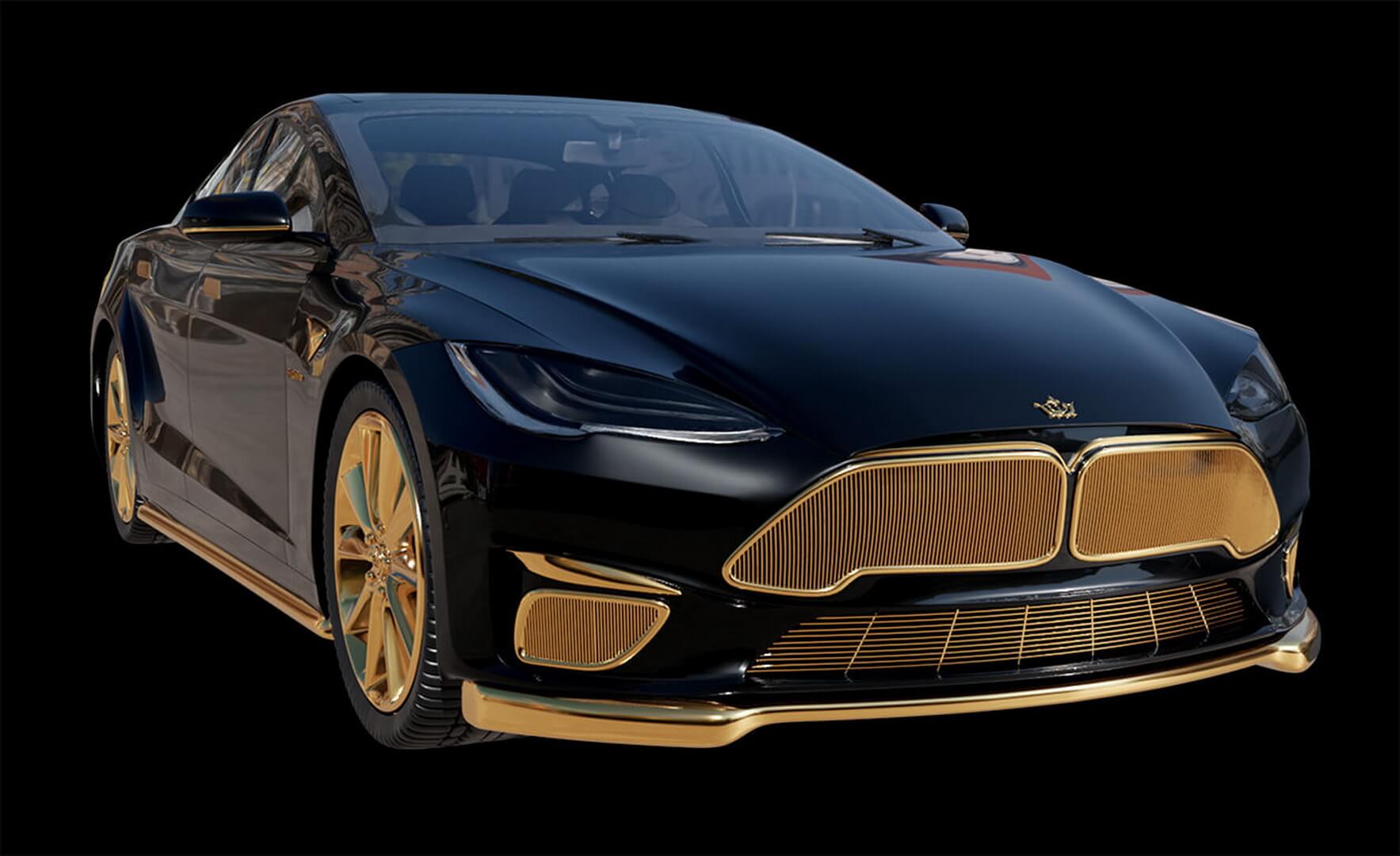 Caviar представила «золотую» Tesla Model S за $299 000