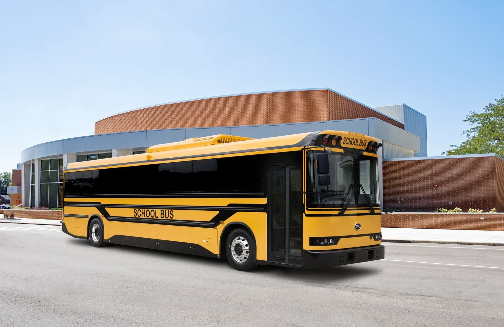 BYD представляет электрический школьный автобус для Северной Америки
