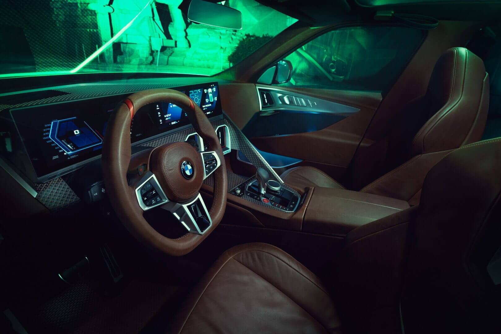 Роскошный салон концепта BMW XM