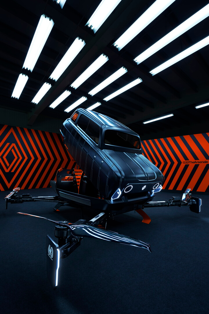 Renault превратил культовую модель в настоящий летающий электромобиль