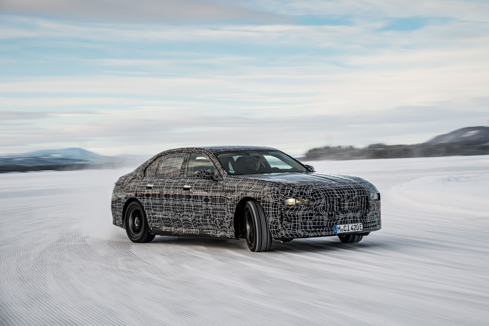 В ходе зимней программы испытаний особое внимание уделяется компонентам электрической силовой установки BMW i7