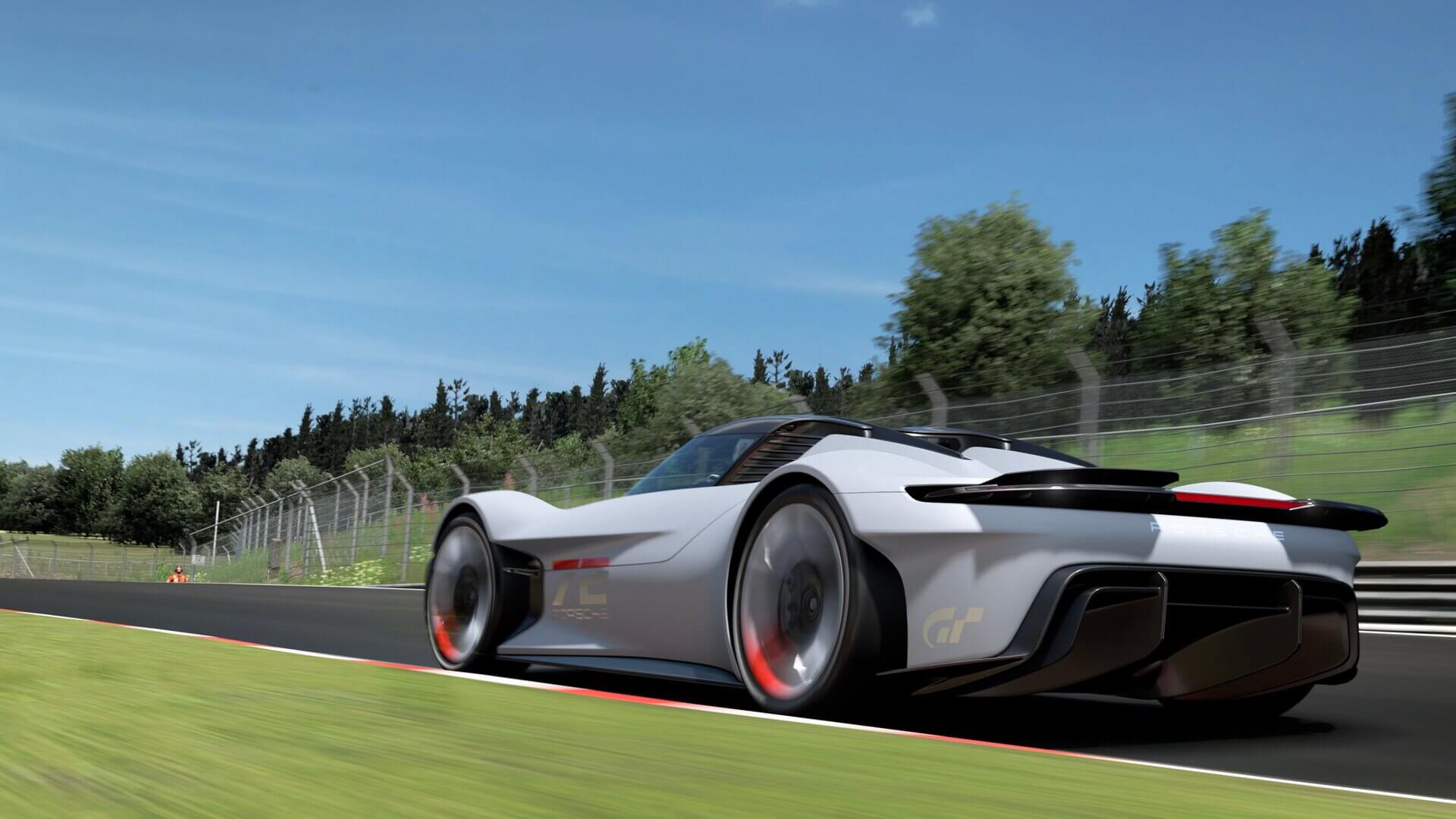 Гоночный электромобиль Porsche Vision Gran Turismo появится в игре в GT7