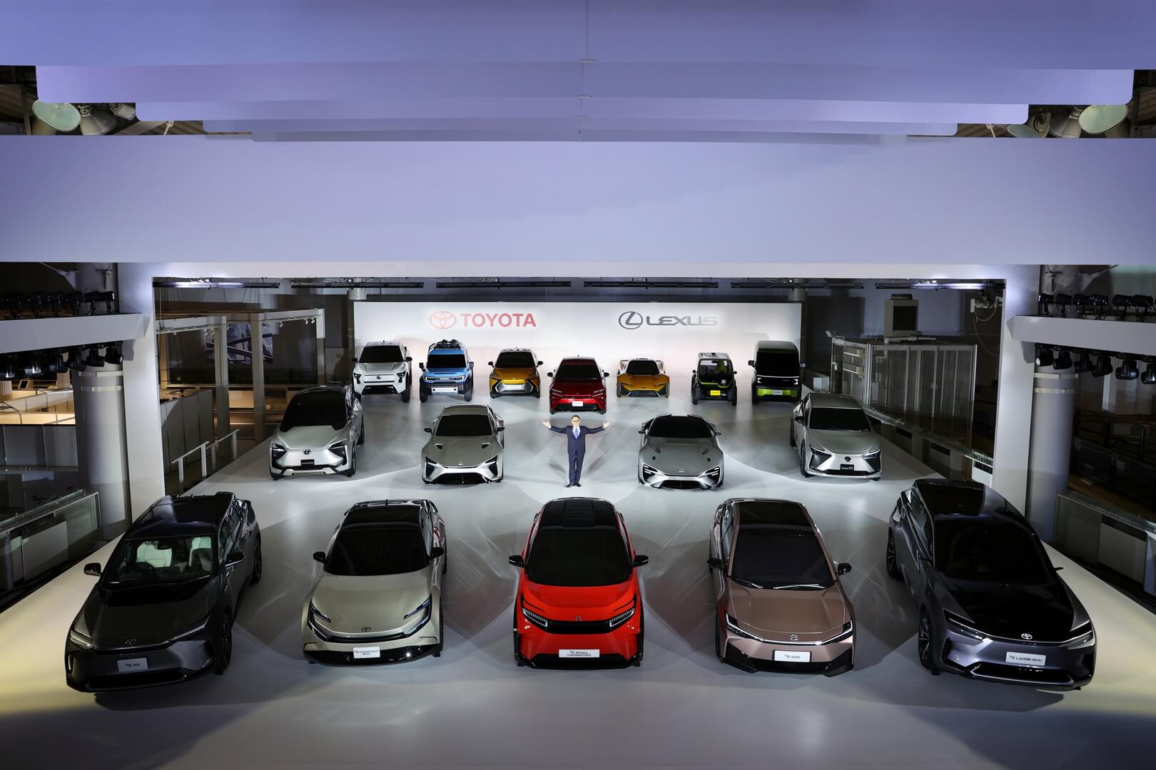Будущая модельная линейка электромобилей Toyota и Lexus