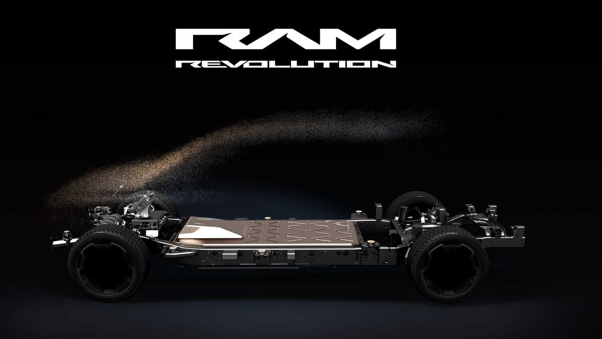Платформа будущего электрического пипака Ram 1500